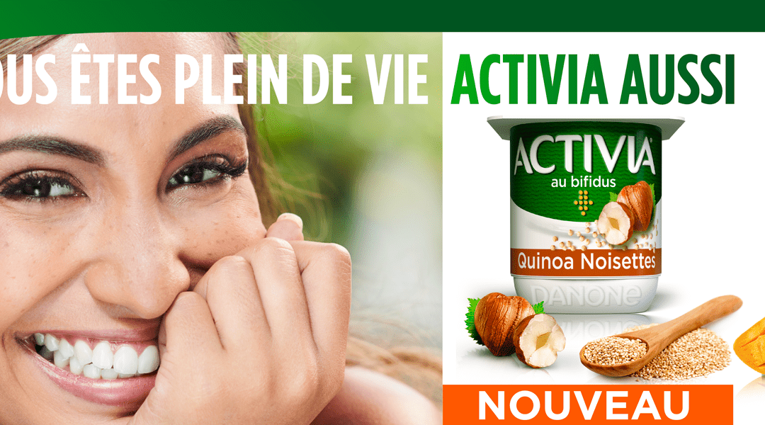 Activia Mangue Passion Chia & Quinoa Noisettes