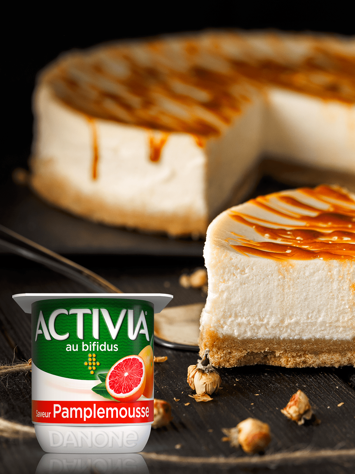 cheesecake yaourt activia